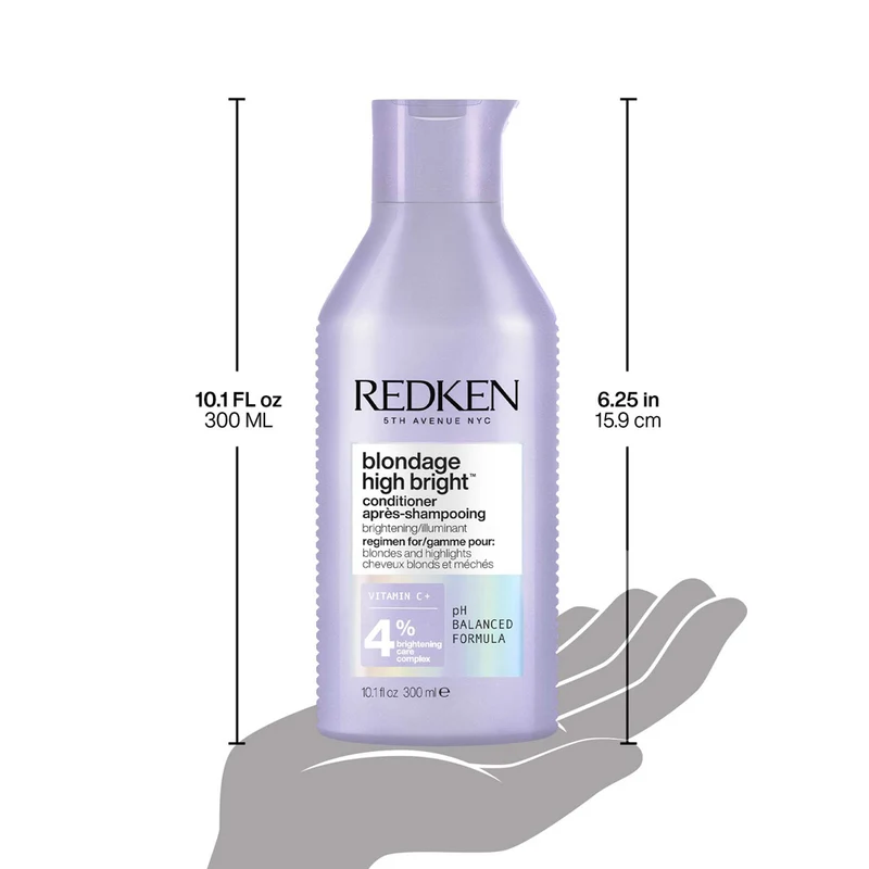 Redken Blondage High Bright Conditioner 300ml - balsamo per capelli biondi e luminosi