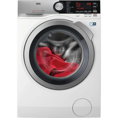 AEG L8WEC166XC lavasciuga Libera installazione Caricamento frontale Bianco E