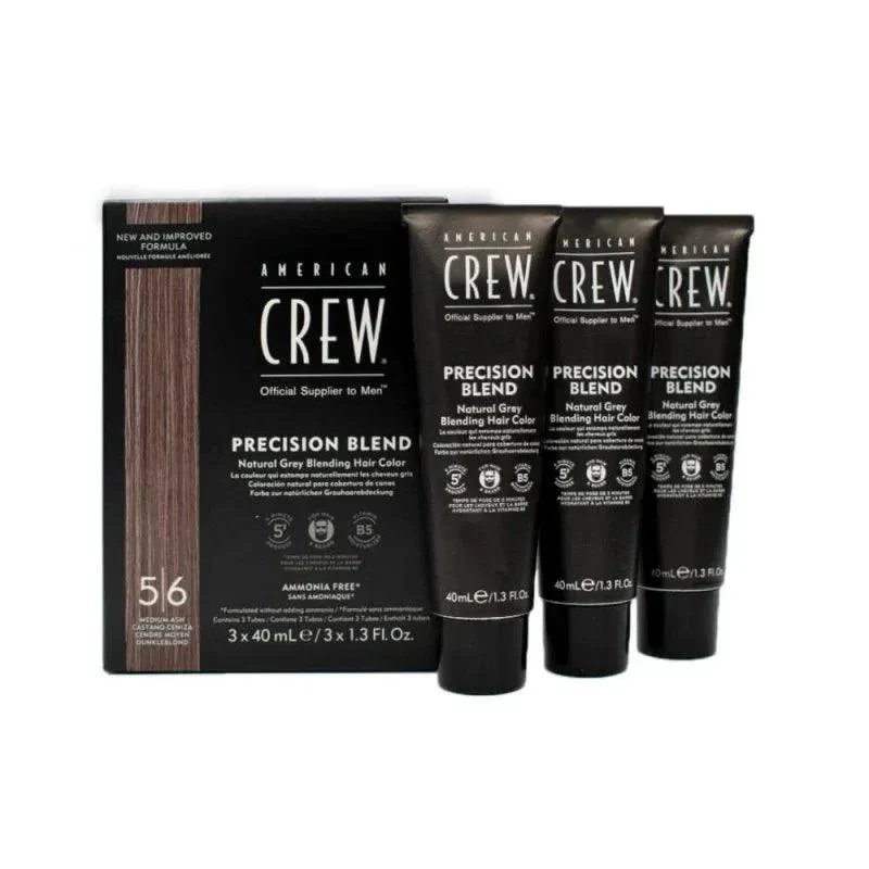American Crew Precision Blend 5/6 Medium Ash 3x40ml