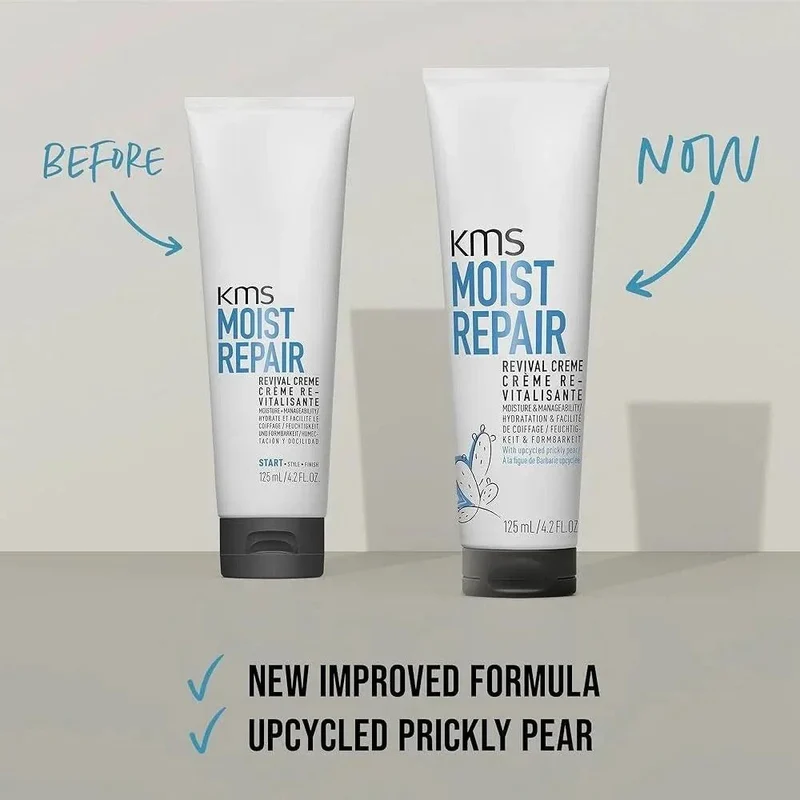 Kms Moist Repair Revival Creme capelli danneggiati 125ml