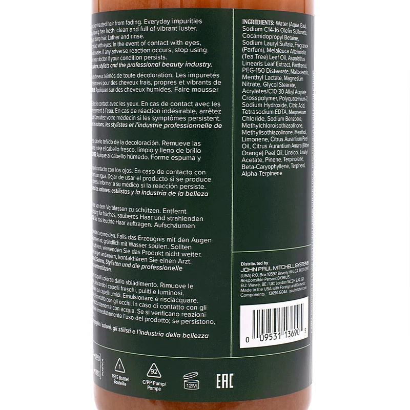 Paul Mitchell Tea Tree Special Color Protecting Shampoo 1000ml - shampoo protezione colore