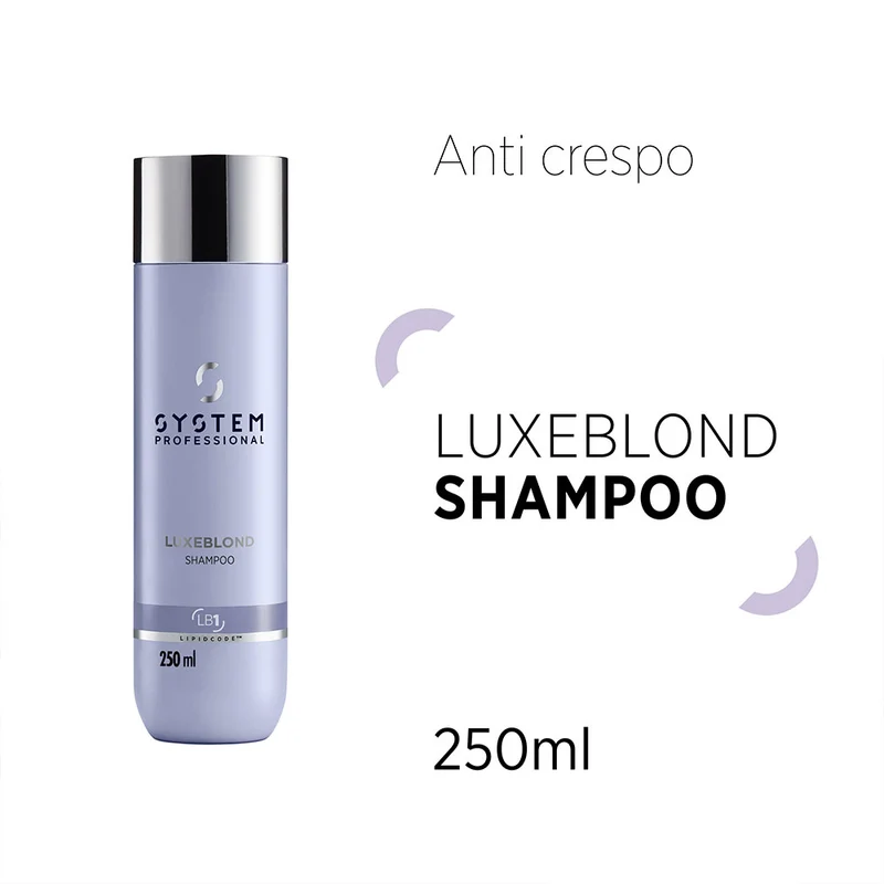 System Professional LuxeBlond Shampoo 250ml - shampoo capelli biondi freddi