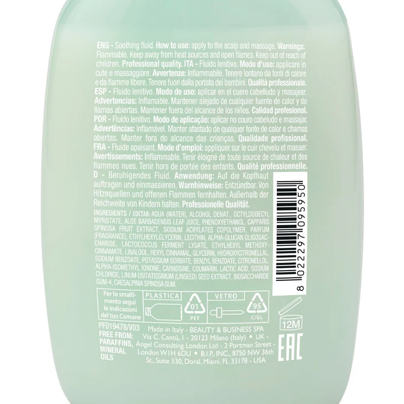 Alfaparf Milano Semi Di Lino Scalp Relief Calming Tonic 125ml - tonico lenitivo