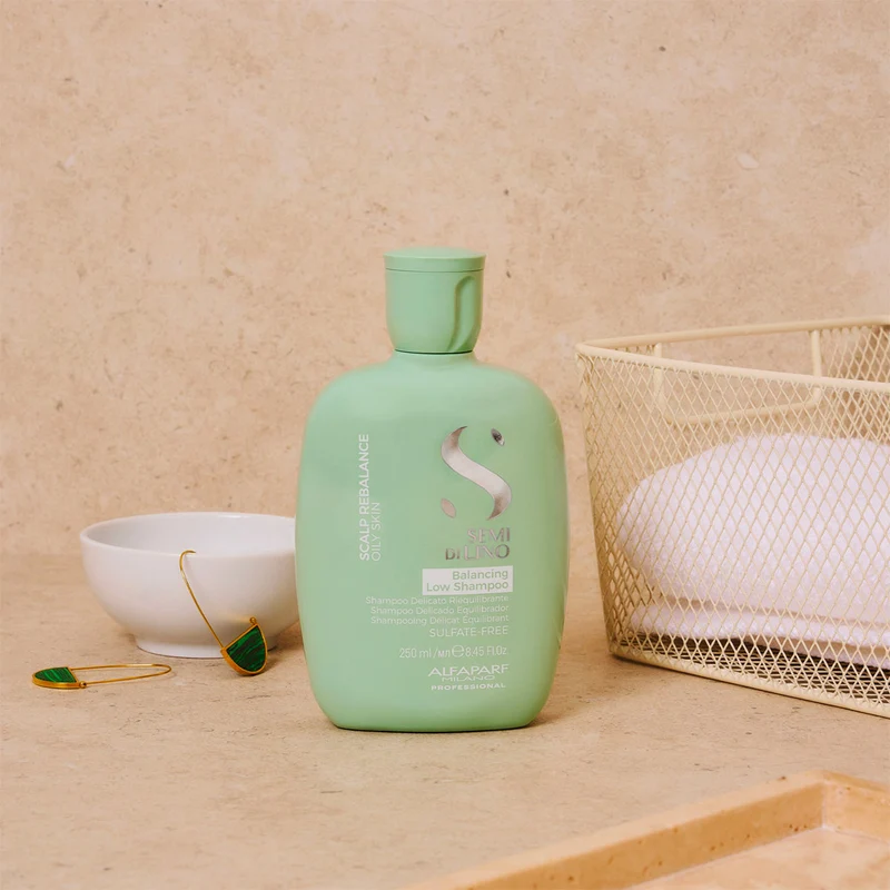 Alfaparf Milano Semi Di Lino Scalp Rebalance Balancing Low Shampoo 250ml - shampoo delicato seboregolatore