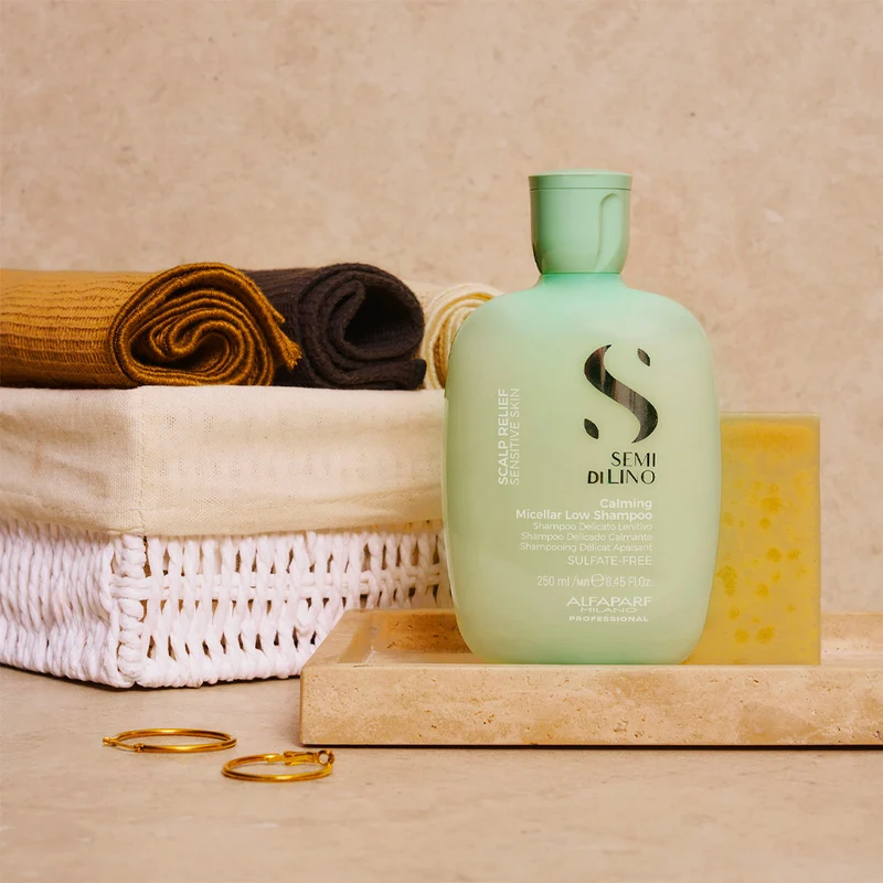 Alfaparf Milano Semi Di Lino Scalp Relief Calming Micellar Low Shampoo 250ml - shampoo delicato lenitivo