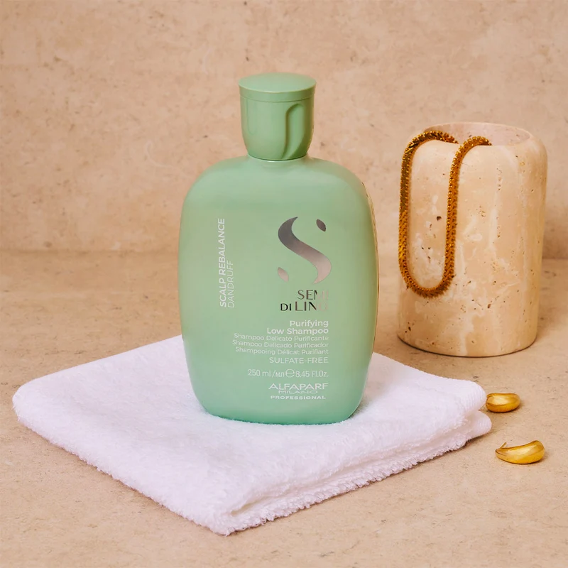 Alfaparf Milano Semi Di Lino Scalp Rebalance Purifying Low Shampoo 250ml - shampoo delicato purificante