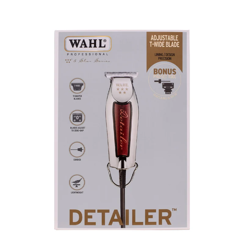 Wahl Trimmer Wide Detailer - trimmer per rifiniture a pelle e dettagli