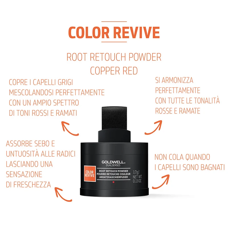 Goldwell Dualsenses Color Revive Root Retouch Copper Red 3,7gr - ritocco per radici per tutti i tipi di capelli