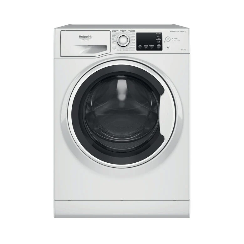 Hotpoint NDB 10736 WA IT lavasciuga Libera installazione Caricamento frontale Bianco D