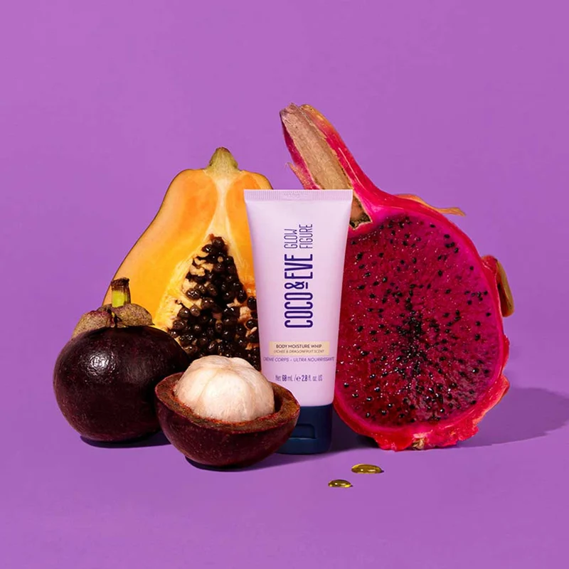 Glow Figure Whipped Body Cream Lychee & Dragon Fruit Scent 60ml