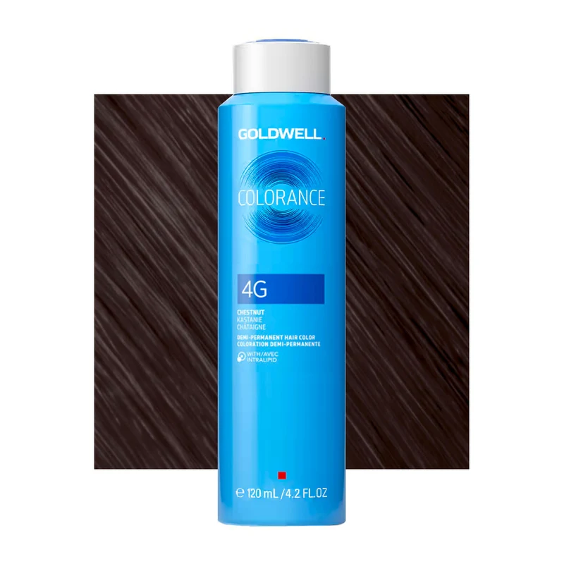 4G Castano medio castagno Goldwell Colorance Warm browns can 120ml