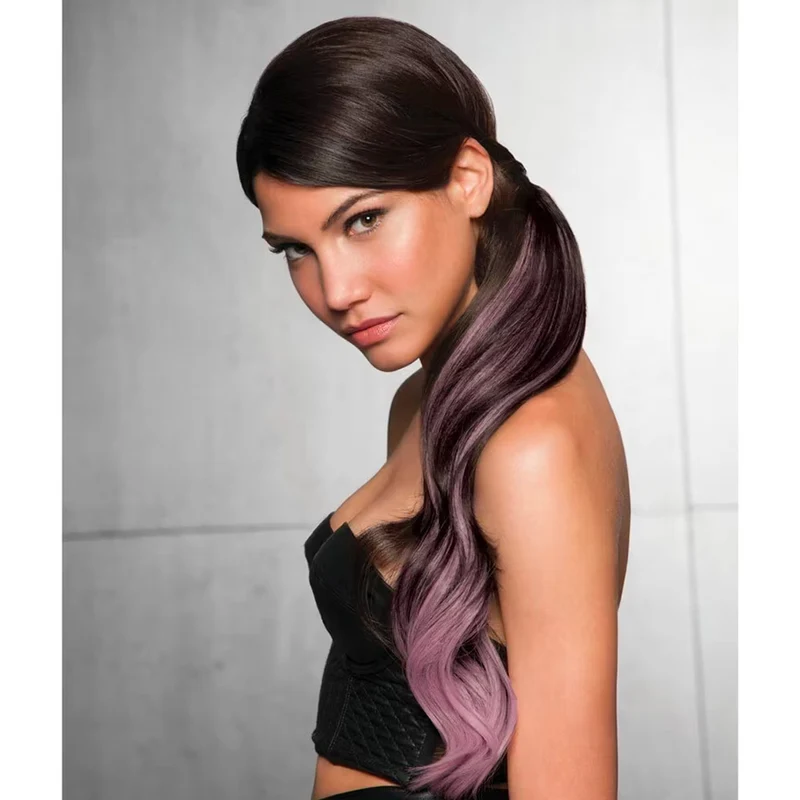 Hairdo Coda Color Splash Gold Wheat / Lavander 58 cm - coda lavanda su biondo chiaro