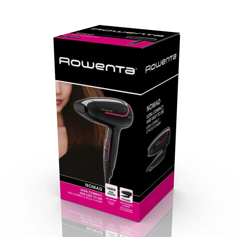 Rowenta Nomad CV3323F0 asciuga capelli 1600 W Nero
