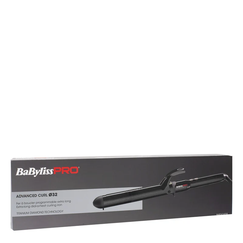 Babyliss Pro Ferro Extra Lungo in Diamond Titanium 32mm BAB2474TDE