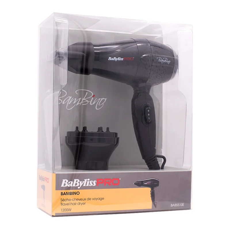 Babyliss Pro Asciugacapelli Bambino da Viaggio con Diffusore