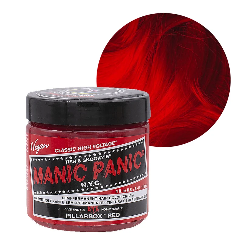 Manic Panic Classic High Voltage Pillarbox Red 118ml - crema colorante semi-permanente