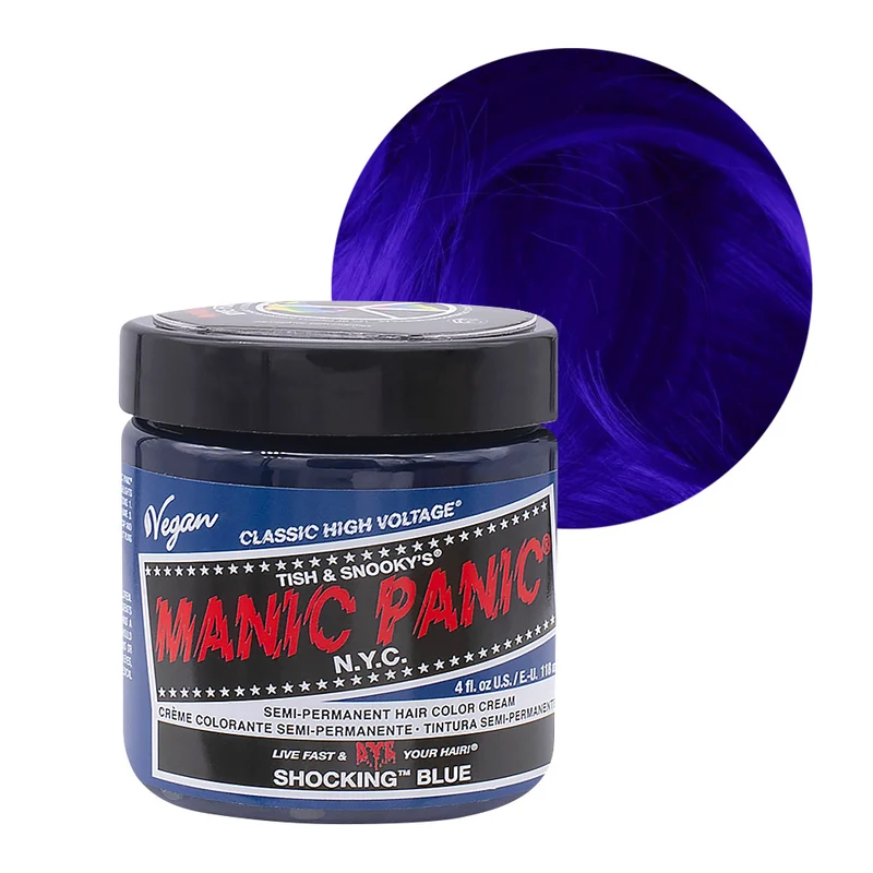 Manic Panic Classic High Voltage Shocking Blue 118ml - crema colorante semi-permanente