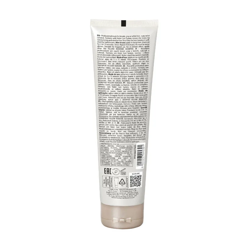 Alfaparf Milano Il Salone Yellow Remover Mask 150ml - maschera antigiallo