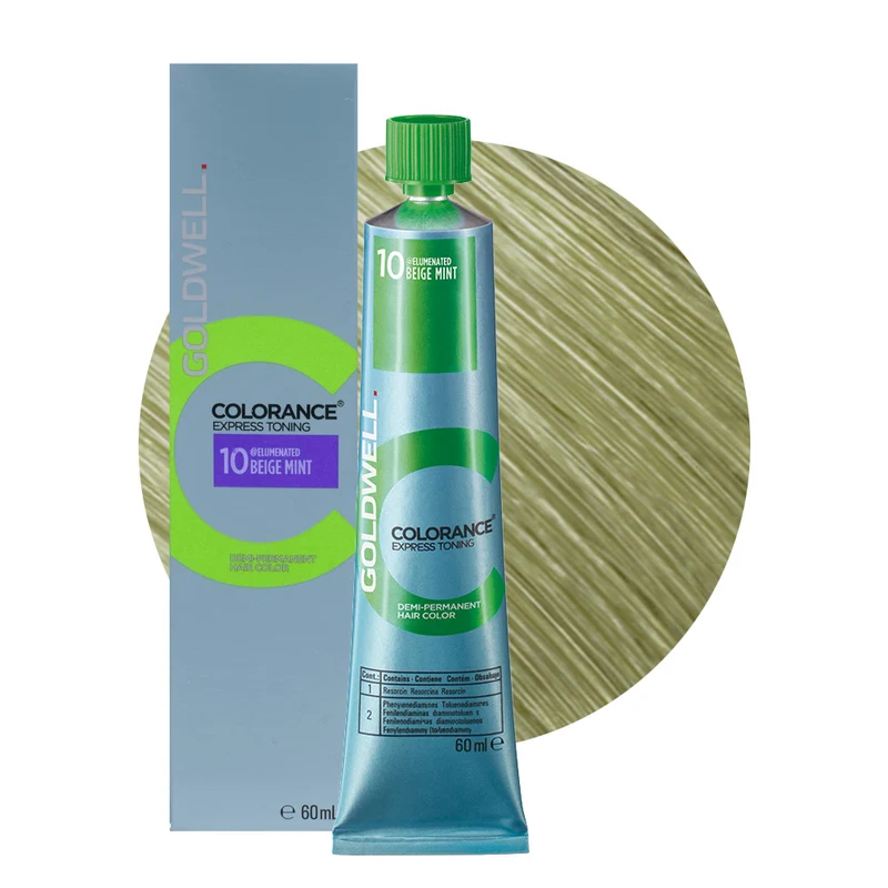 10 Beige Mint Goldwell Colorance Express Toning in Tubo 60ml
