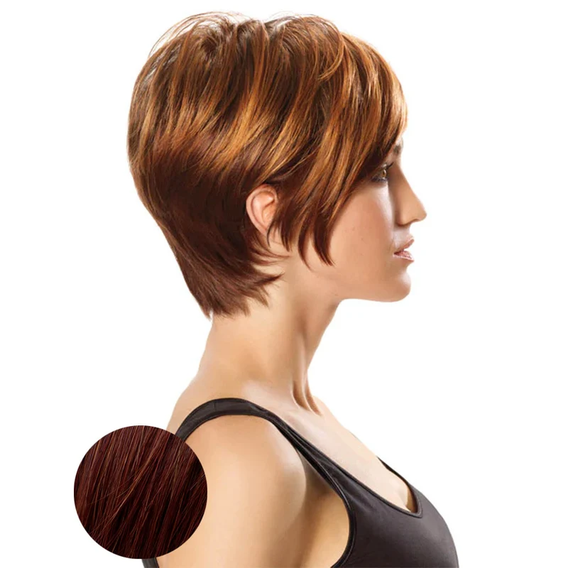 Hairdo Parrucca Angled Cut Mogano