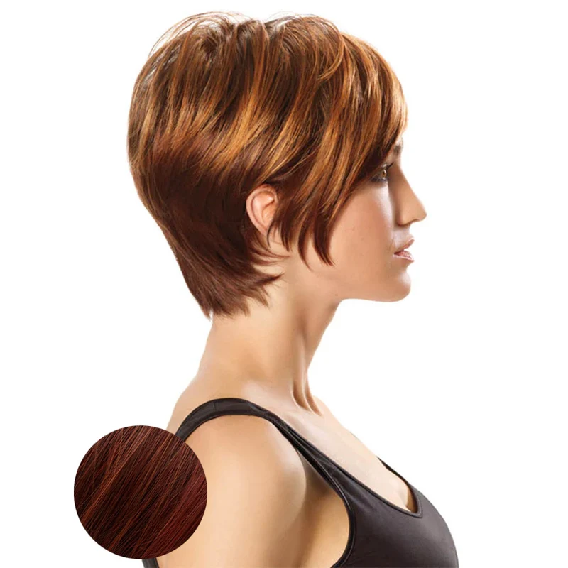 Hairdo Parrucca Angled Cut Castano Rame Paprika