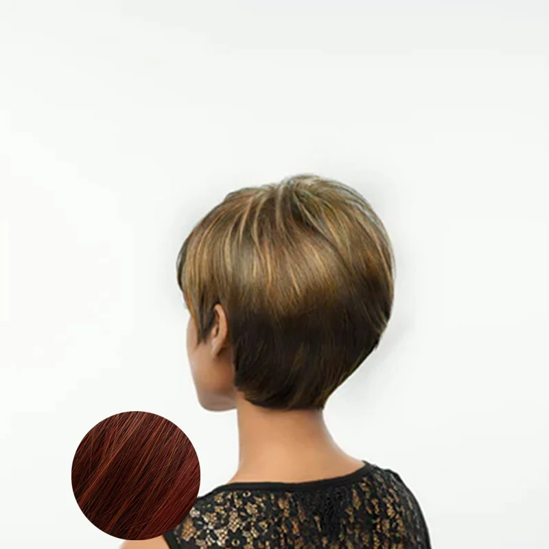 Hairdo Parrucca Angled Cut Castano Rame Paprika
