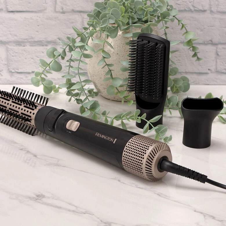 Remington AS7500 Spazzola ad aria calda Caldo Nero, Champagne 1000 W 1,8 m