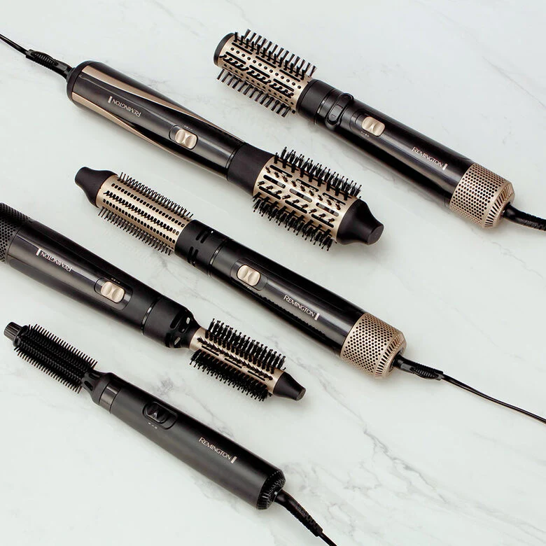 Remington AS7500 Spazzola ad aria calda Caldo Nero, Champagne 1000 W 1,8 m