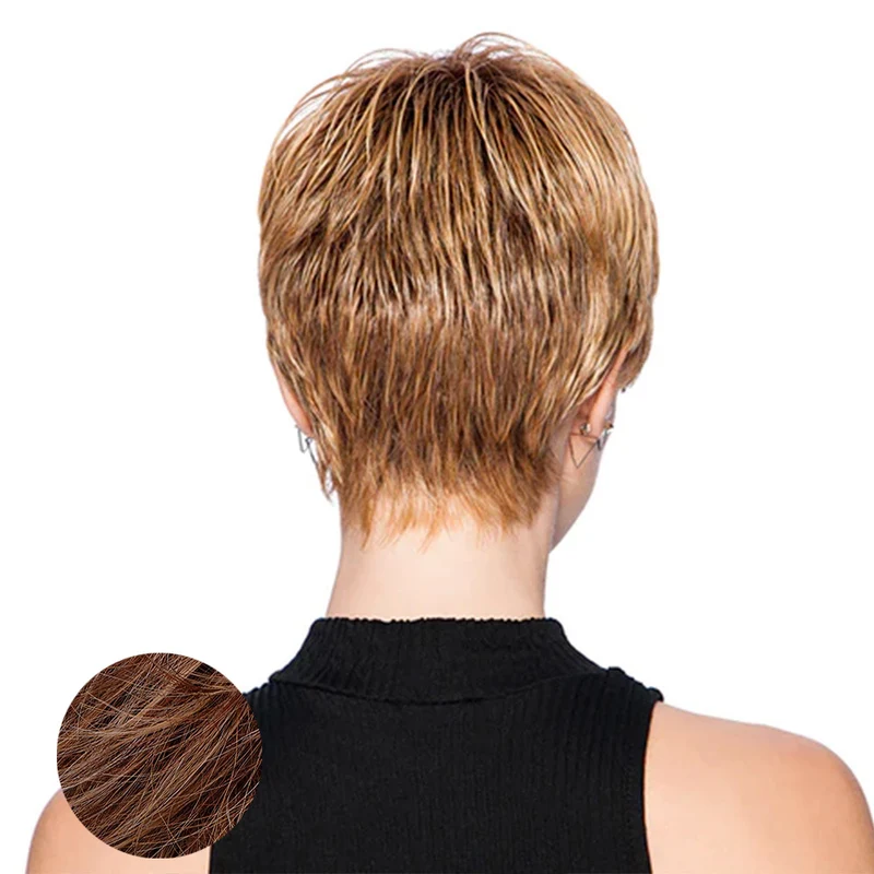 Hairdo Textured Cut Parrucca Castano Medio Rubino