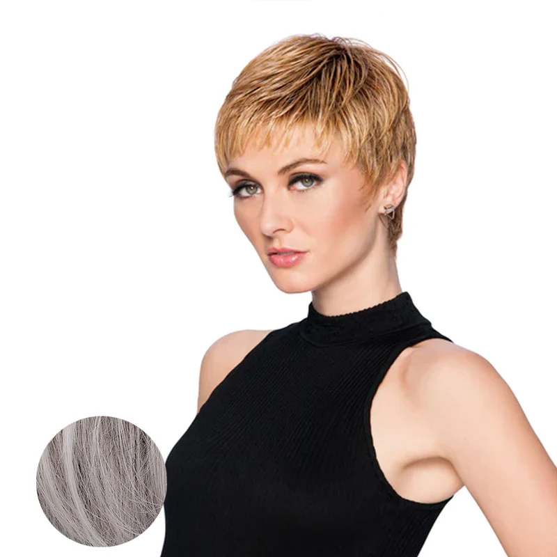 Hairdo Textured Cut Parrucca Grigio Chiaro