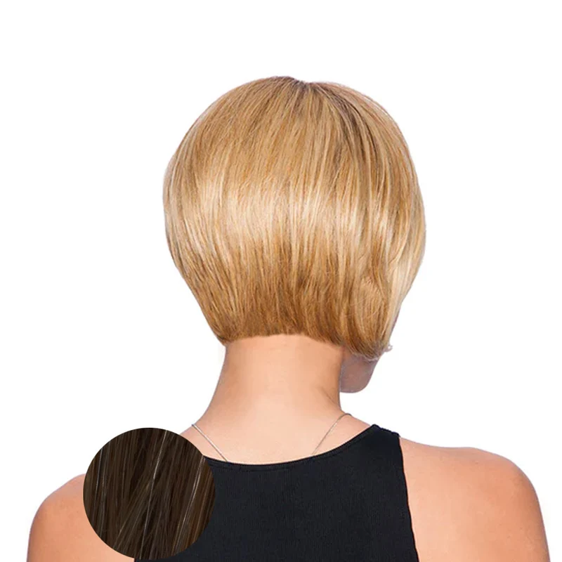 Hairdo Bob Scalato Parrucca Nero Castano Scurissimo