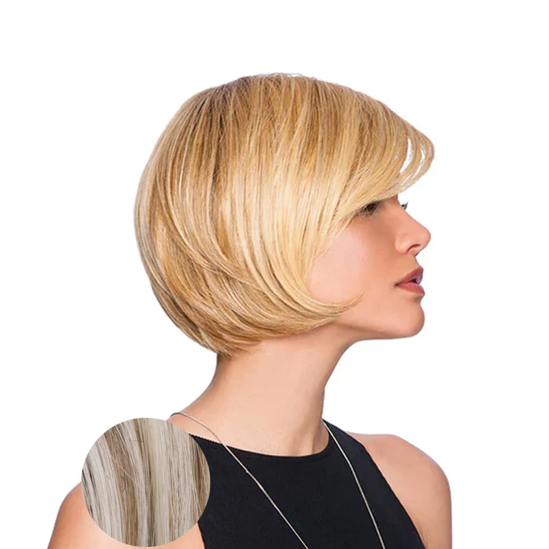 Hairdo Bob Scalato RL19/23SS Biondo Chiaro Cenere Con Radice Castana