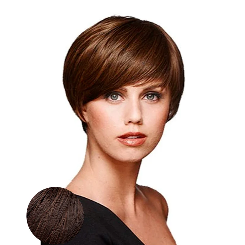Hairdo Short & Sleek Parrucca Castano Medio Ramato