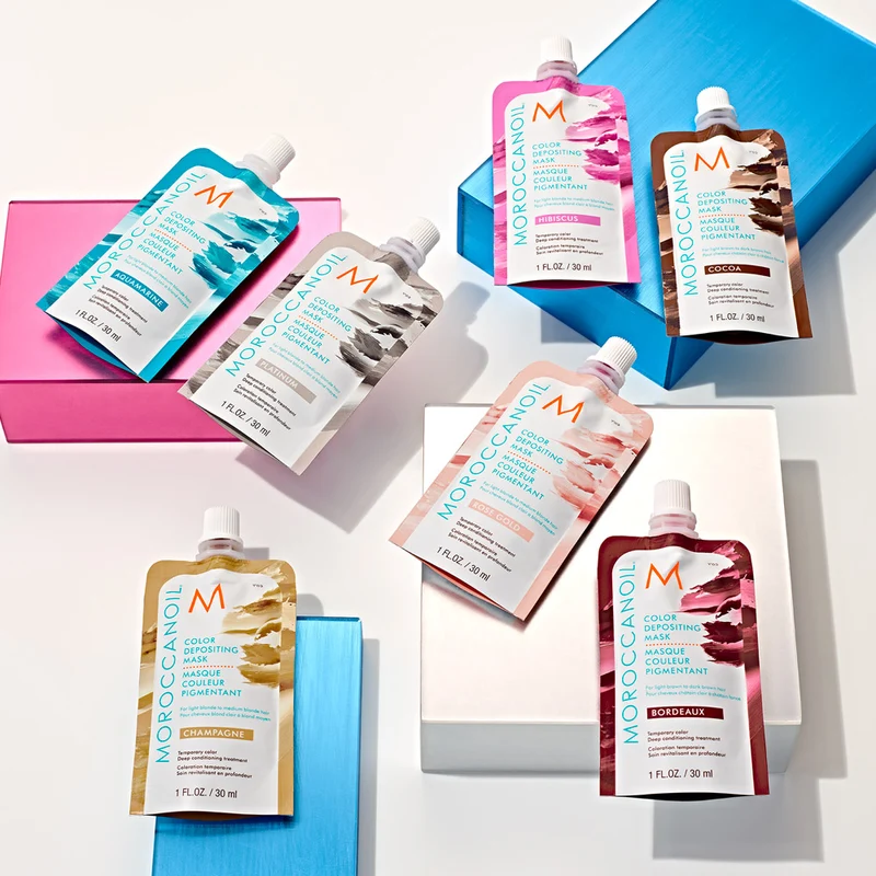 Moroccanoil Color Deposit Mask Cocoa 30ml - maschera colorata cacao