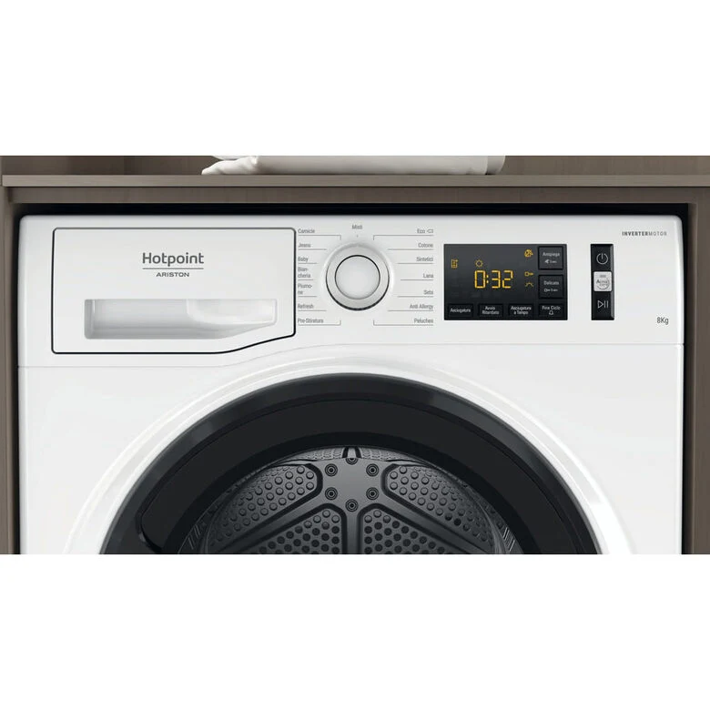 Hotpoint NT M11 8X3K IT asciugatrice Libera installazione Caricamento frontale 8 kg A+++ Bianco