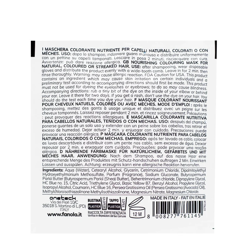 Fanola Color Mask Clover Green 30ml - colore semipermanente