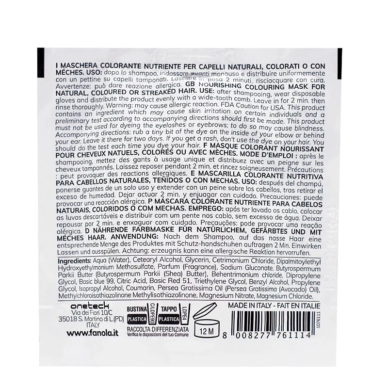 Fanola Color Mask Silky Purple 30ml - colore semipermanente