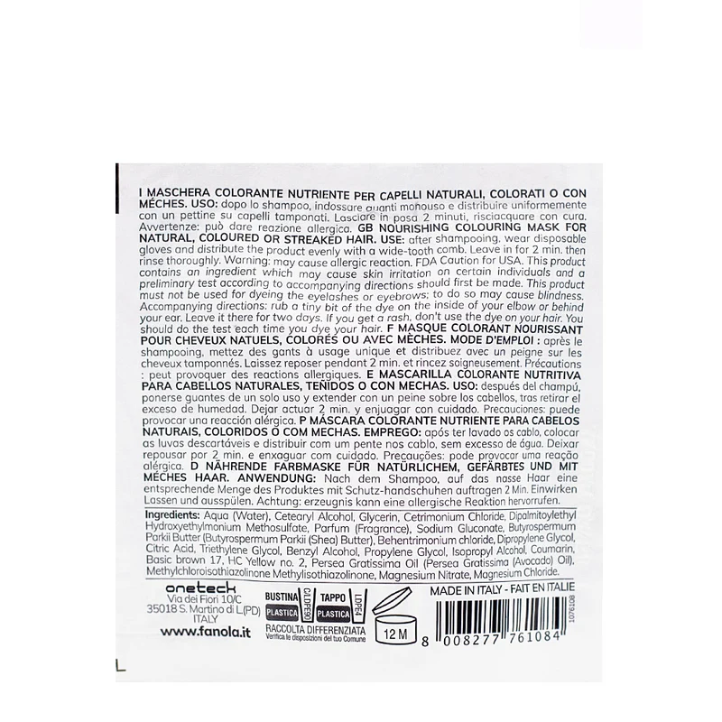Fanola Color Mask Golden Aura 30ml - colore semipermanente