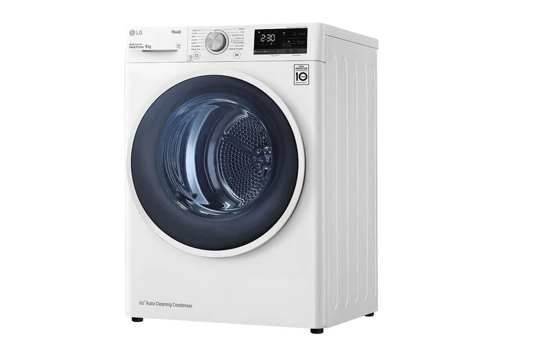 LG RH90V9AVHN asciugatrice Libera installazione Caricamento frontale 9 kg Bianco