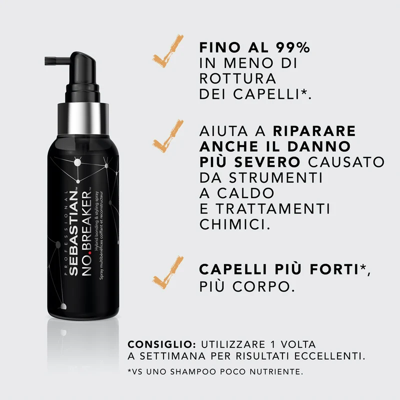 Sebastian Flow No Breaker 100ml - Spray Ibrido Leave-in Ricostituente