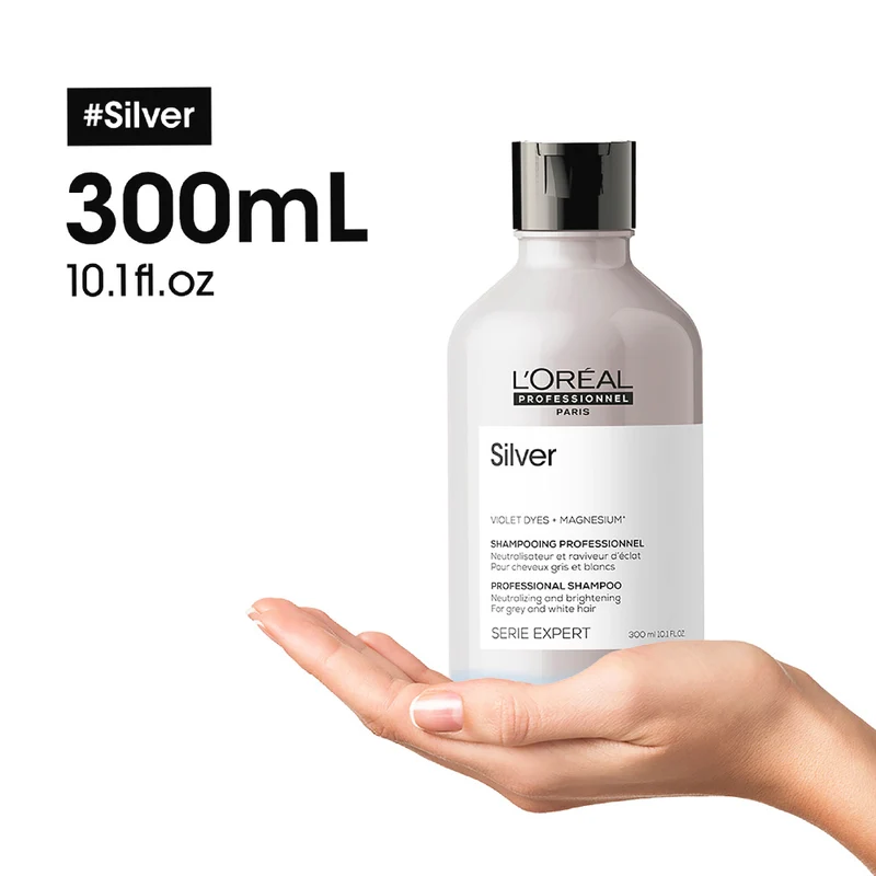 L'Oréal Professionnel Paris Serie Expert Silver Shampoo 300ml - shampoo antigiallo