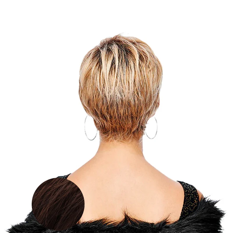 Hairdo Sweet Pixie Parrucca Castano Medio Ramato