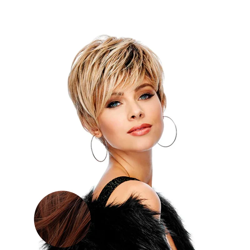 Hairdo Sweet Pixie RL32/31 Castano Medio Rubino - parrucca taglio corto