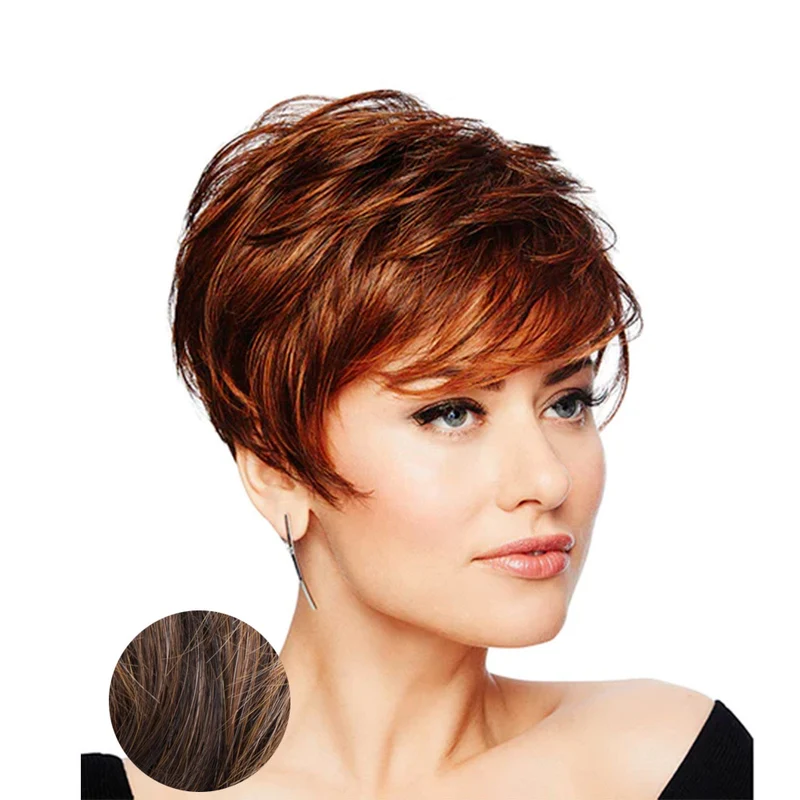 Hairdo Parrucca Perfect Pixie RL8/29SS Castano Medio Nocciola