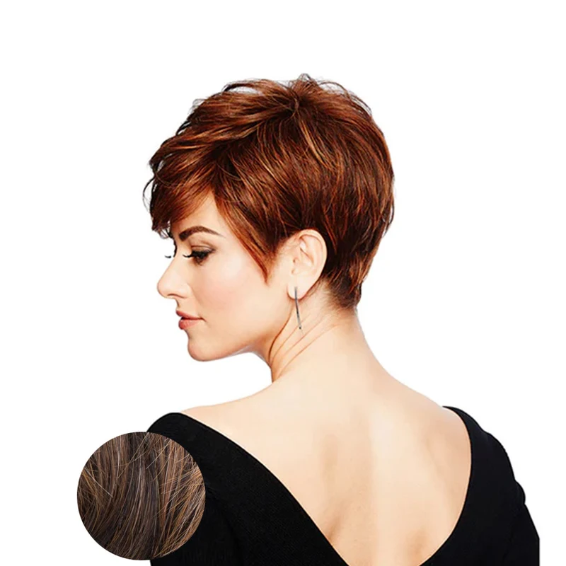 Hairdo Parrucca Perfect Pixie RL8/29SS Castano Medio Nocciola