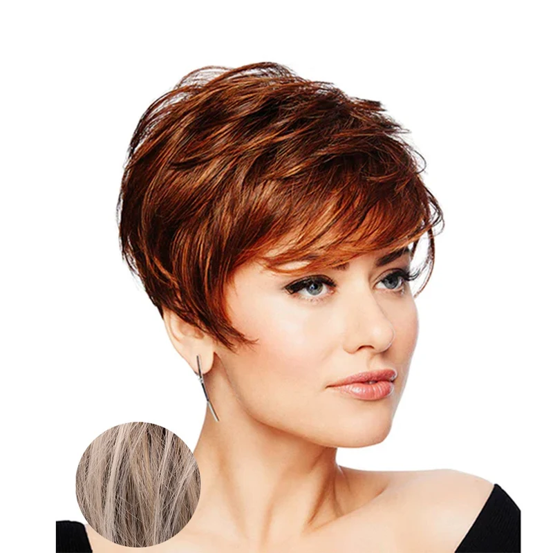 Hairdo Perfect Pixie RL19/23SS Biondo Chiaro Cenere Con Radice Castana