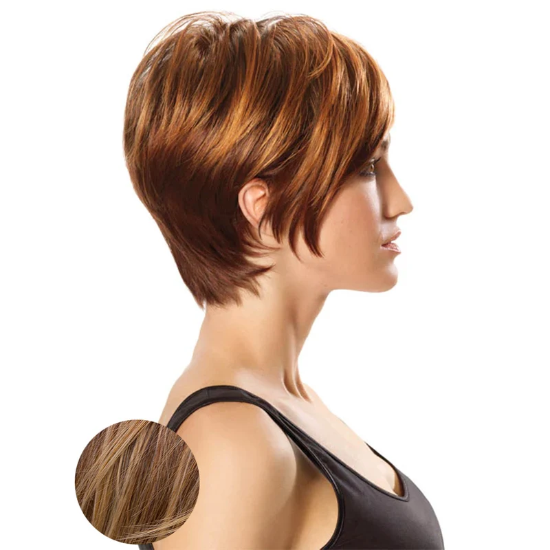 Hairdo Parrucca Angled Cut Biondo Rame Dorato