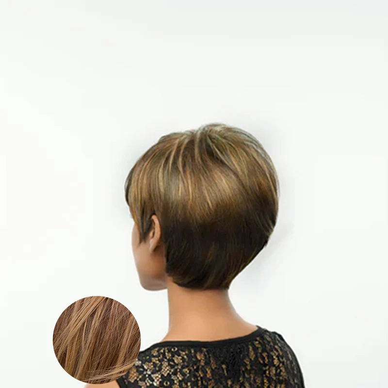 Hairdo Parrucca Angled Cut Biondo Rame Dorato