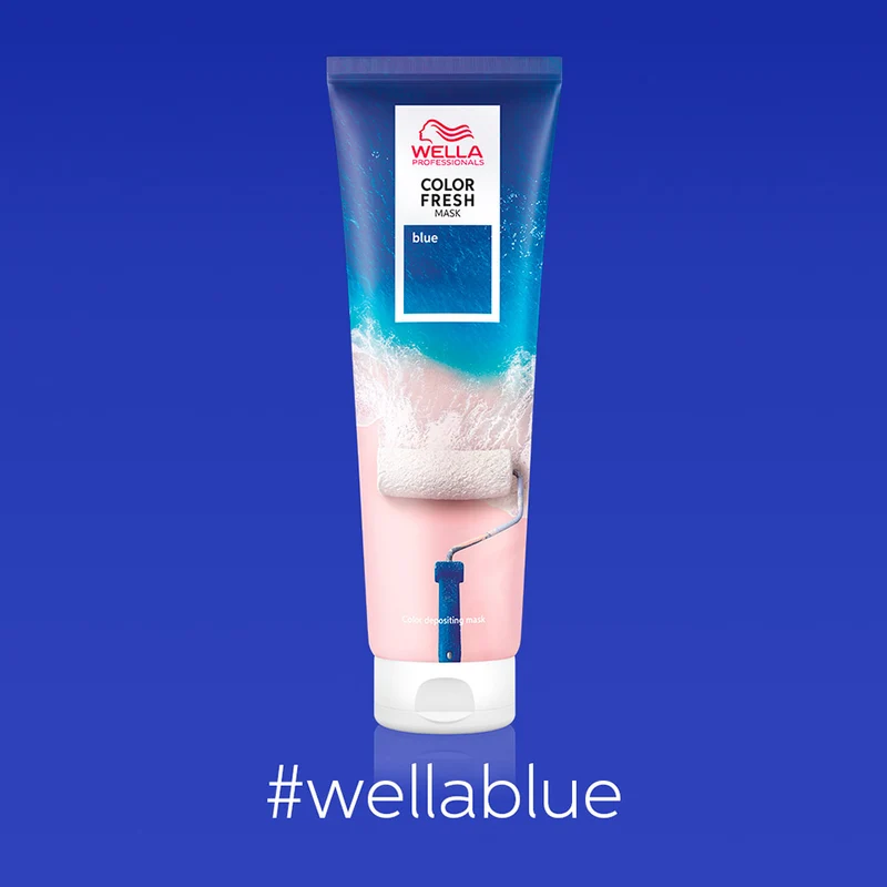 Wella Color Fresh Mask Blue 150ml - maschera colorata