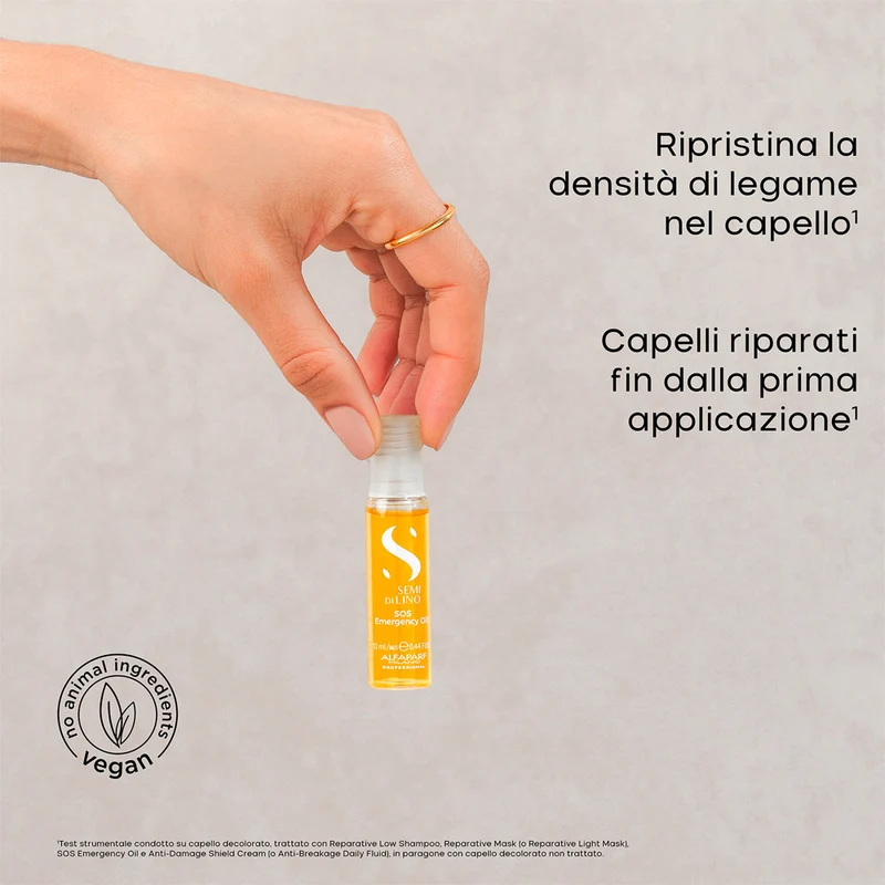 Alfaparf Milano Semi di Lino Reconstruction Reparative SOS Emergency Oil 6x13ml - trattamento ristrutturante